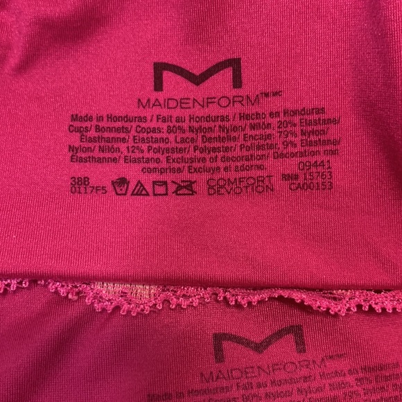 Bundle of 2 Maidenform Pink Bra - Picture 5 of 15